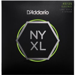 D'Addario NYXL45125, Light top/Med. Bottom 045 - 125